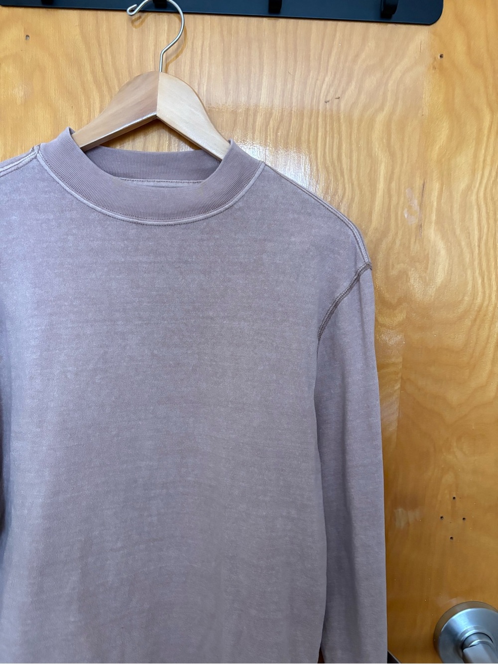 Madewell heavyweight long sleeve mock neck tee - Picture 2 of 4